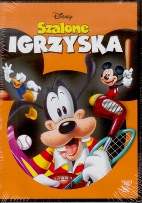 SZALONE IGRZYSKA Myszka Miki Pies Pluto Goofy DVD