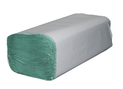 Papier skladacie uteráky ZZ zelené 12000 Ks