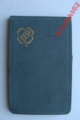 KALENDARZYK KIESZONKOWY NA ROK 1937 KRAKÓW