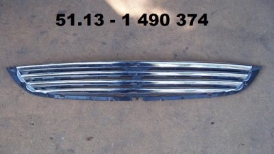 Mini cooper one r50 решётка радиатора решётка радиатора хром бампер фото №1