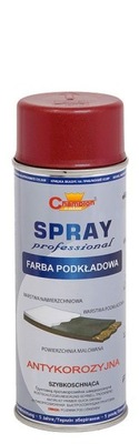 Emalia Farba Spray Lakier 400ml podkład czerwony Champion