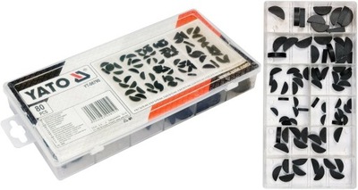 Zestaw klinów półokrągłych 80 szt. YATO YT-06790