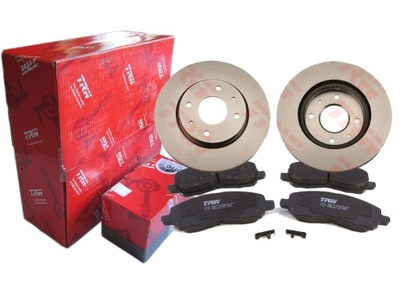 DISCS + PADS TRW FRONT MITSUBISHI LANCER FROM 03 - milautoparts-fr.ukrlive.com