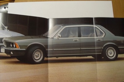 PROSPEKT katalog FOLDER BMW SERIA 7 728i 735i 1980