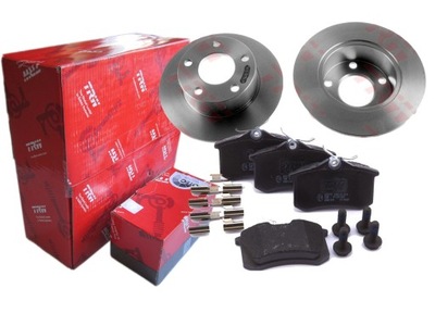 DISQUES + SABOTS DE FREIN TRW ARRIÈRE VW PASSAT B5 B5FL 245MM - milautoparts-fr.ukrlive.com