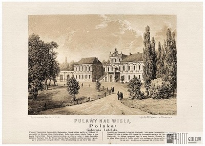 Puławy Pałac Czartoryskich Napoleon Orda XIX wiek