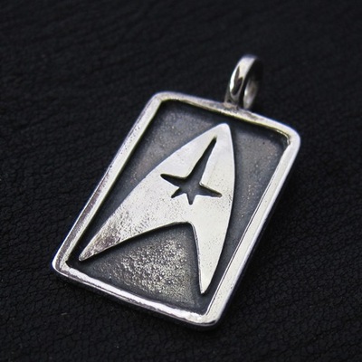 Star Trek zawieszka Gwiezdna Flota - SREBRO 925