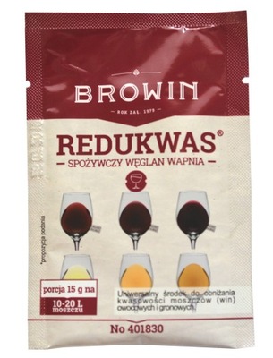 REDUKWAS węglan wapnia BROWIN 15g obniża kwasowość
