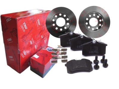 DISQUES + SABOTS DE FREIN TRW ARRIÈRE AUDI A4 B6 B7 + AVANT - milautoparts-fr.ukrlive.com