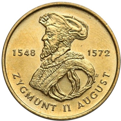 Moneta 2 zł Zygmunt II August