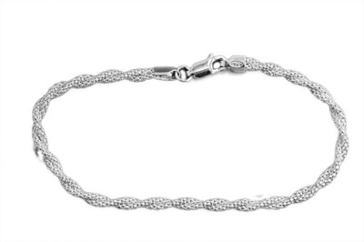 SREBRO 925 CUDNA BRANSOLETKA 18cm WARKOCZ