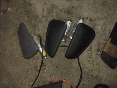 Opel corsa c meriva подушка безопасности сиденья фото №1