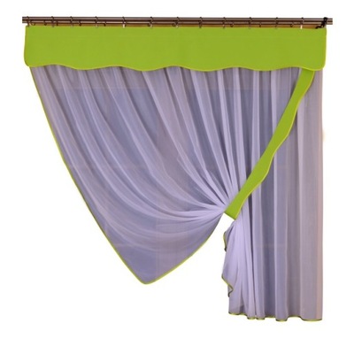 Gotowa firana woal lambrekin 300x150 F-75 NOWOŚĆ!!