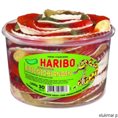 Super Żelki Haribo Węże 30 szt