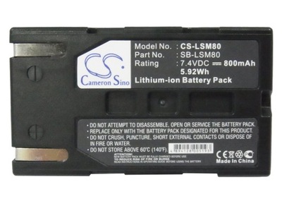 Akumulator Bateria do SAMSUNG SB-LSM80 SB-LSM160