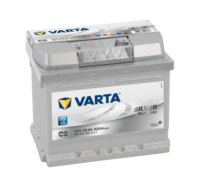 ACCUMULATEUR VARTA SILVER 12V 52AH 520A C6 - milautoparts-fr.ukrlive.com