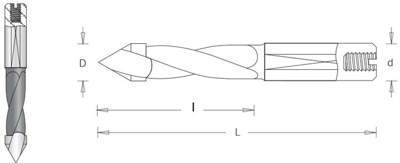 DIMAR Wiertło przelotowe 8/77/P 2016287 - milautoparts-fr.ukrlive.com