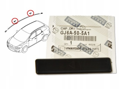 Mazda cx-5 11- заглушка рейлінг накладки дах оригінальний номер фото №1