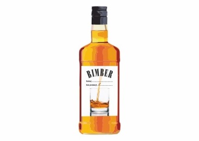 Naklejki Etykiety na Bimber Wesele Alkohol