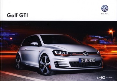 Volkswagen Vw Golf GTi prospekt 2014