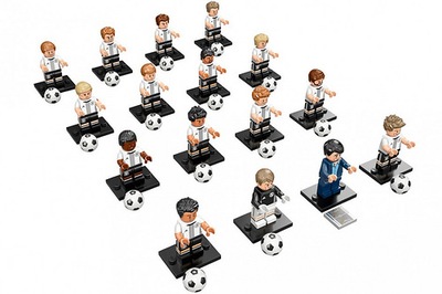 LEGO 71014 German Soccer Minifigures 16 komplet