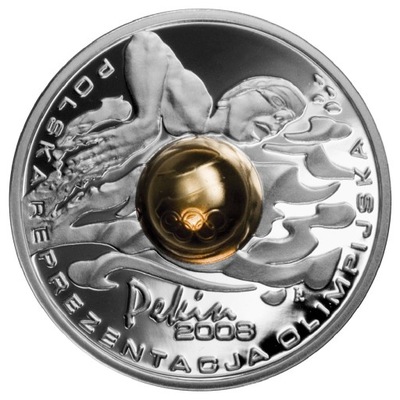 Moneta 10 zł - Igrzyska XXIX Olimpiady - Pekin - Kula - 2008 rok