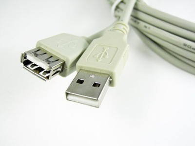 przedłużacz USB 2.0 wtyczka/gniazdo 1,0m