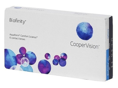soczewki kontaktowe Biofinity 6szt +1,50