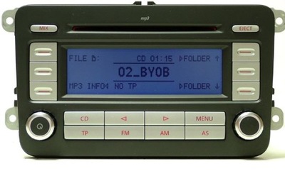 RADIO VW RCD300 MP3 GOLF PASSAT CADDY TOURAN JETTA  