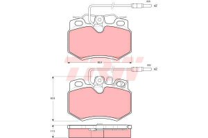 PADS BRAKE FRONT DACO CITROEN AX C15 - milautoparts-fr.ukrlive.com