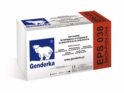 GENDERKA Styropian EPS 80-038 DACH-PODŁOGA (m3)
