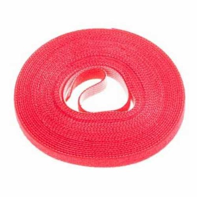 Taśma rzepowa czerwona 10mm x 5m