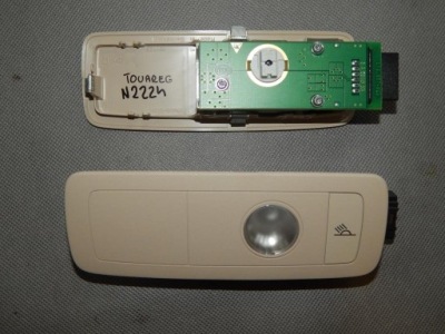 Vw touareg 7p лампа кабины 7p6947292f фото №1