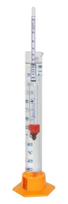 ALKOHOLOMIERZ 31cm Z TERMOMETREM DO WÓDKI BIMBRU