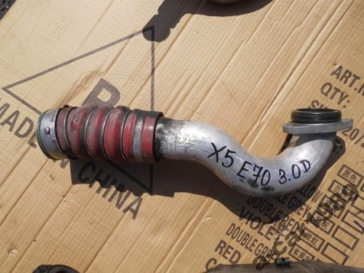 Труба интеркулер bmw x5 e70 x6 e71 3.0d фото №1