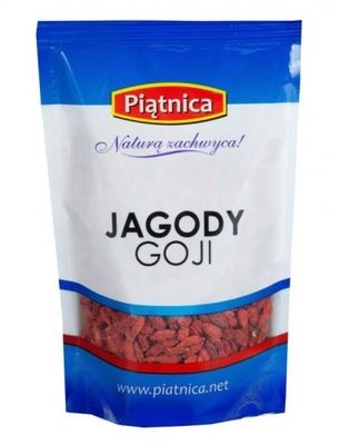 JAGODY GOJI SUSZONE 100G GOJA SUSZONA NATURALNA PIĄTNICA