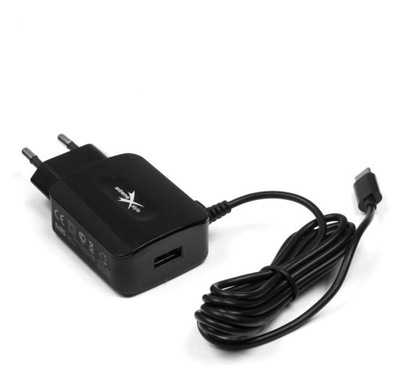 Ładowarka eXtreme 5V 3.1A USB + kabel USB typ-C