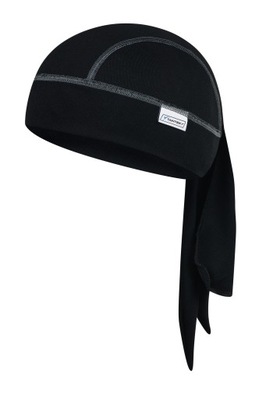 Bandana bandanka chusta pod kask na głowę, rower, do biegania, lekka czarna