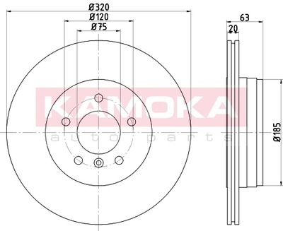 DISQUE DE FREIN TYL.WENT. 1032520/KAO KAMOKA - milautoparts-fr.ukrlive.com