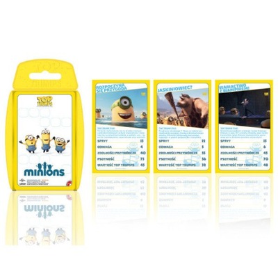 GRA KARCIANA MINIONKI TOP TRUMPS Karty Sklep