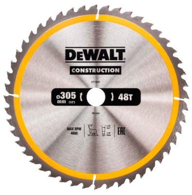 DeWalt DT1959 štít drevo videl 305mm 30 48z