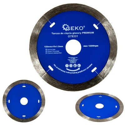 TARCZA DIAMENTOWA DO TERAKOTY GLAZURY GRESU 125mm