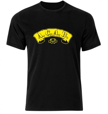 Koszulka t-shirt czarny S&S ACAB r. M