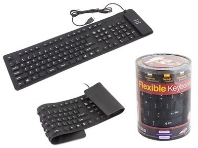 SILIKONOWA KLAWIATURA DO KOMPUTERA LAPTOPA USB PC
