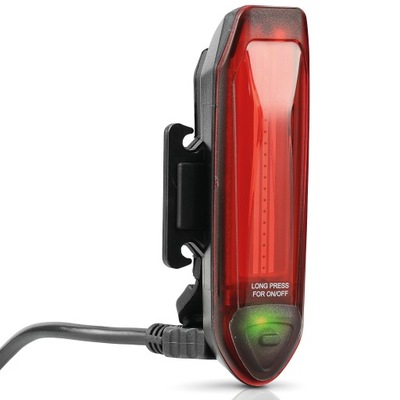 Oświetlenie rowerowe Mactronic Red Line 20 lm USB