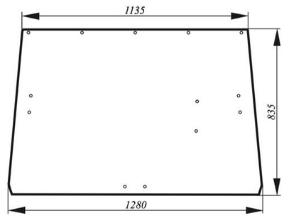 GLASS REAR JOHN DEERE 2850 3040 3650 4040 4250 - milautoparts-fr.ukrlive.com