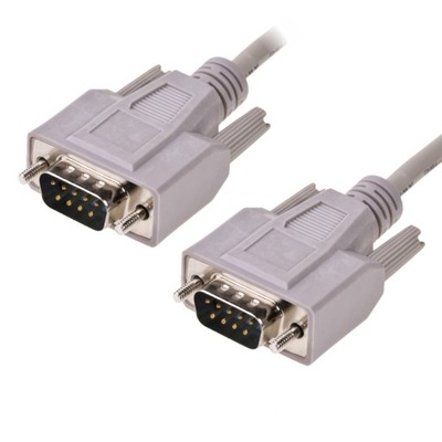 Kabel DSUB 9pin RS232 COM 2m RS-232 męsko-męski