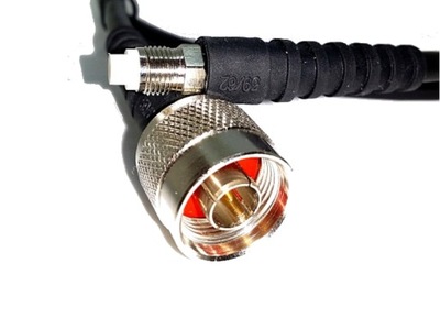 Kabel do anten GSM LTE 1m gniazdo FME wtyk N H155