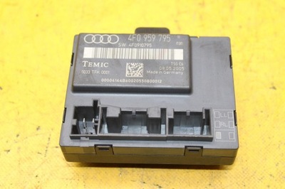 MODULE DOOR LEFT REAR AUDI A6 C6 UNIVERSAL - milautoparts-fr.ukrlive.com