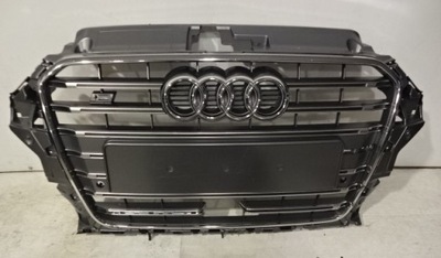 Решётка радиатора решётка радиатора audi a3 s3 s-line оригинал +датчик фото №1
